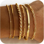 Set de Pulseras Isabella Vernetta | Oro