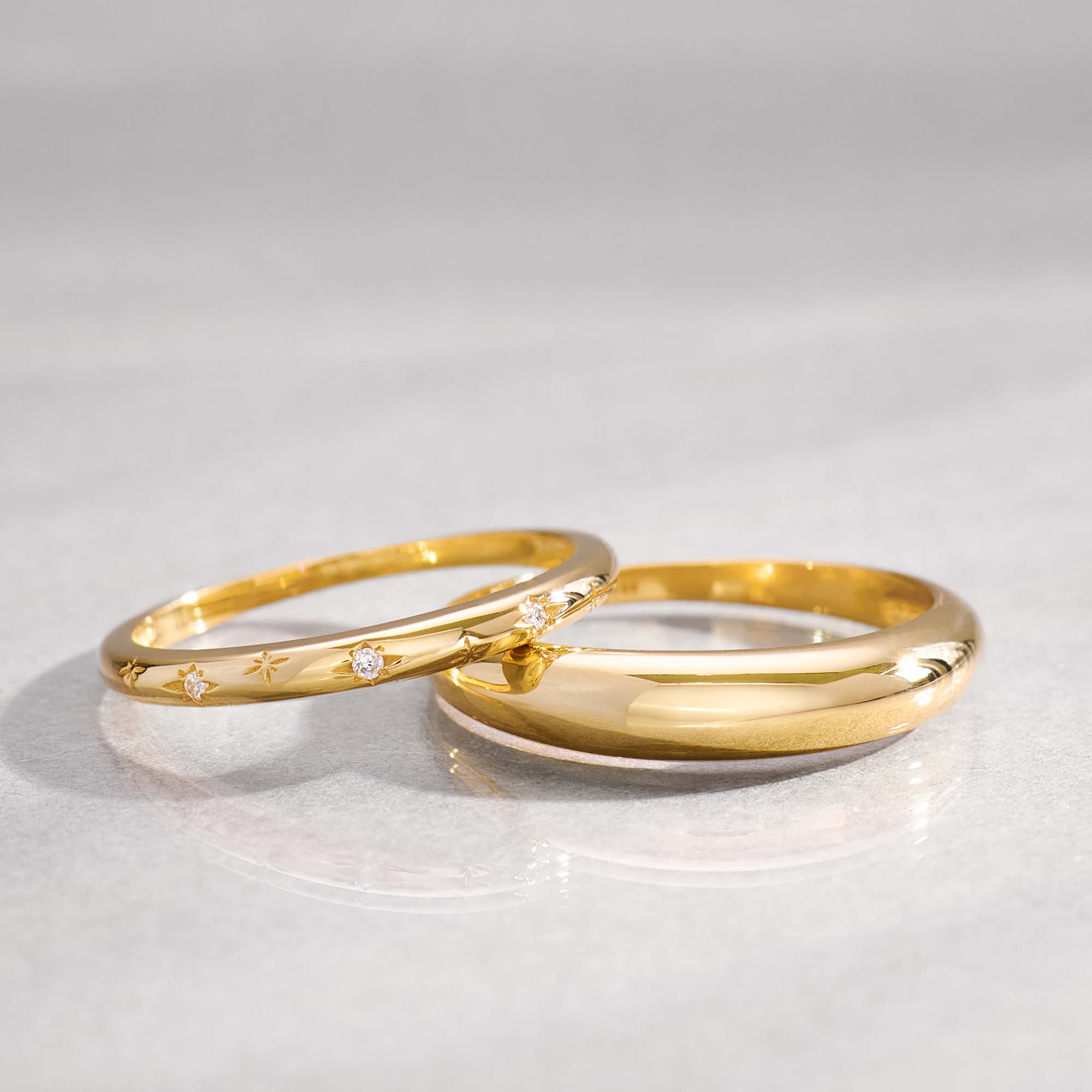 Anillo Midi Dome | Oro
