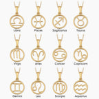 Collar de Signo Zodiacal | Oro