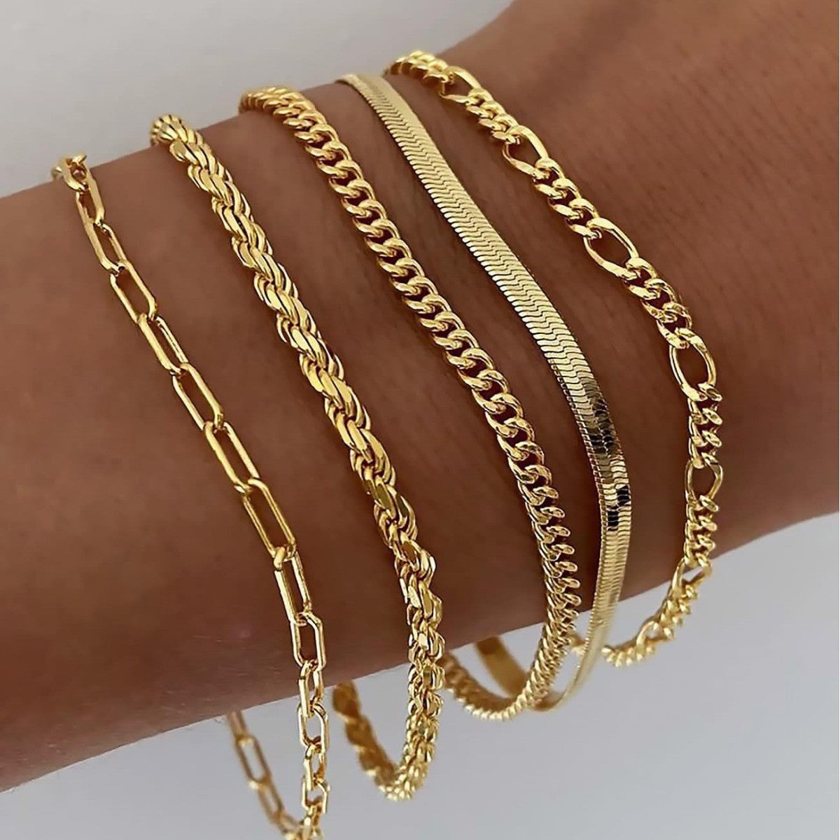 Set de Pulseras Ellis Renner | Oro