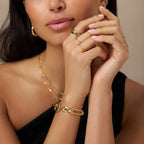 Pulsera Link T-Bar | Oro