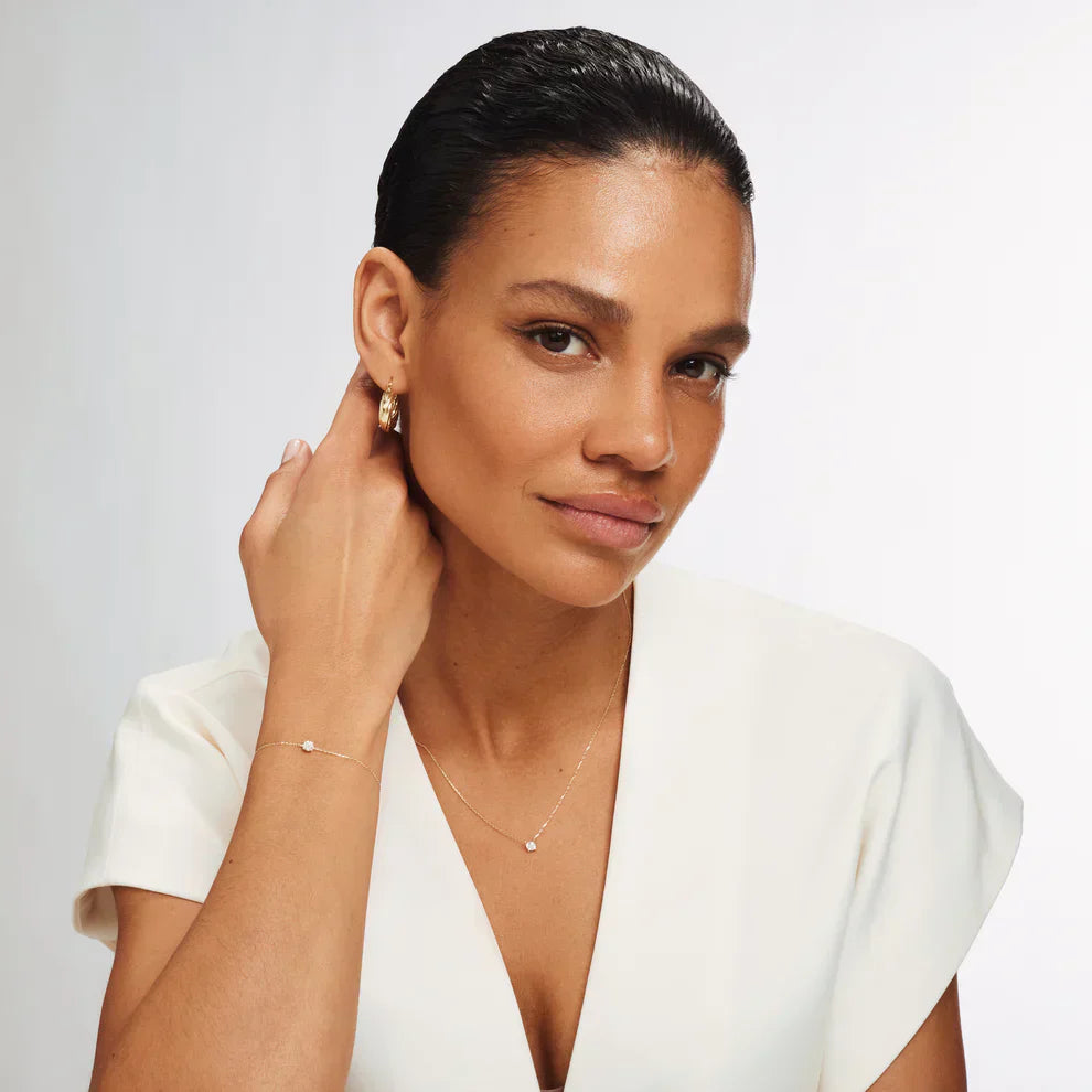 Set de Piedra de Moisanita Cléa | Oro