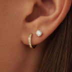 Set de Pendientes de Piedra Dara Brillane | Oro